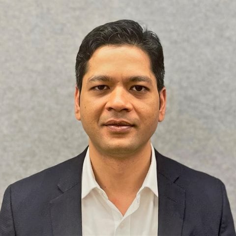 This is a profile image of Milan Mitra